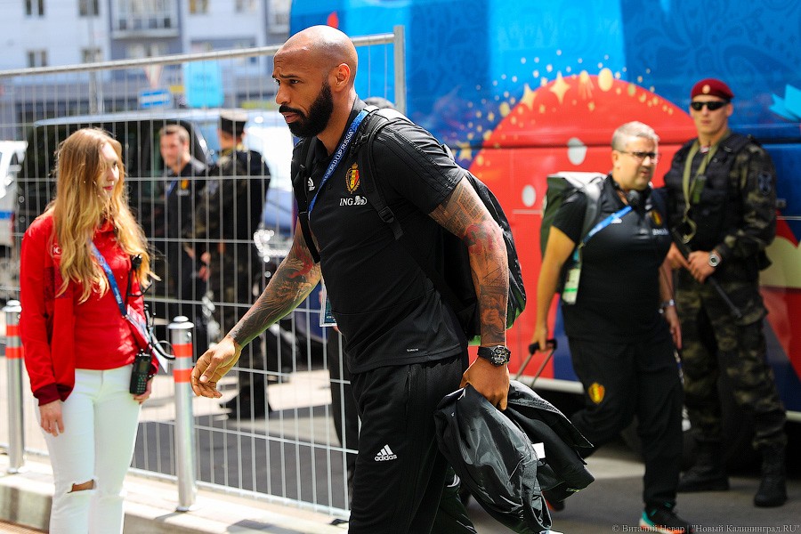 Компани, де Брёйне, Феллайни и тот самый Анри: сборная Бельгии в городе (фото)