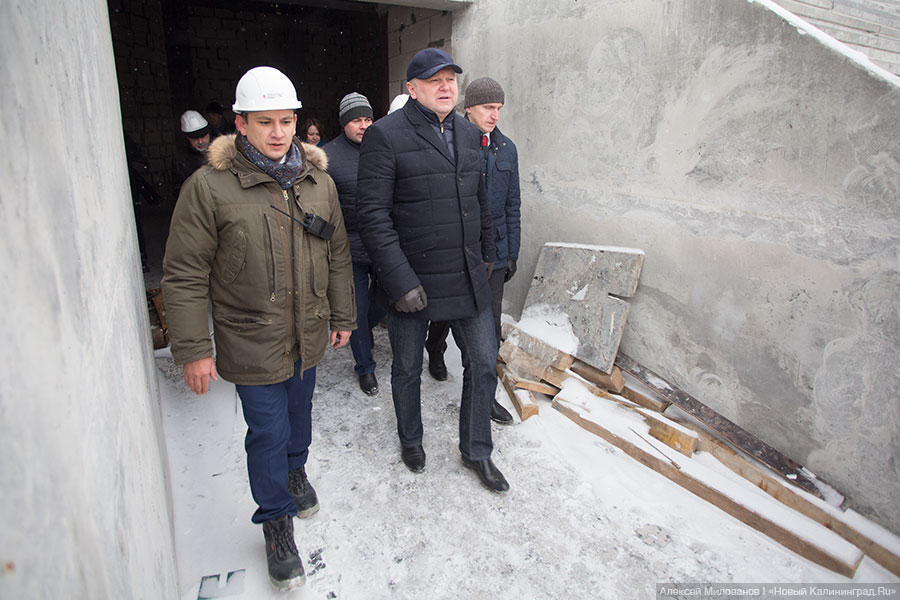 «Яркие, чёткие контуры»: каким увидел строящийся стадион в Калининграде Цуканов