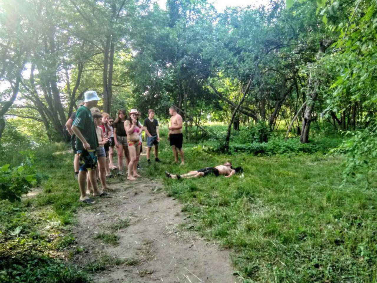 На Шенфлизе нашли раненого мужчину