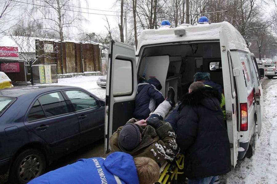 В Калининграде на пешеходном переходе сбит мужчина (+фото)