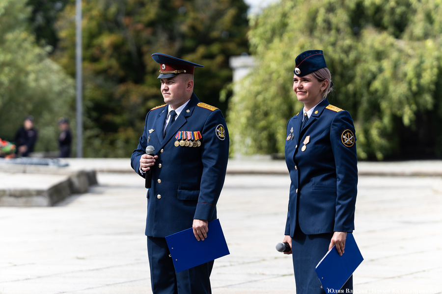 «Задача по охране мирных граждан»: как офицеры УФСИН принимали присягу (фото)