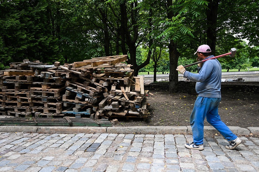 «Вступают в финальную стадию»: как выглядит остров Канта в ходе реконструкции (фото)