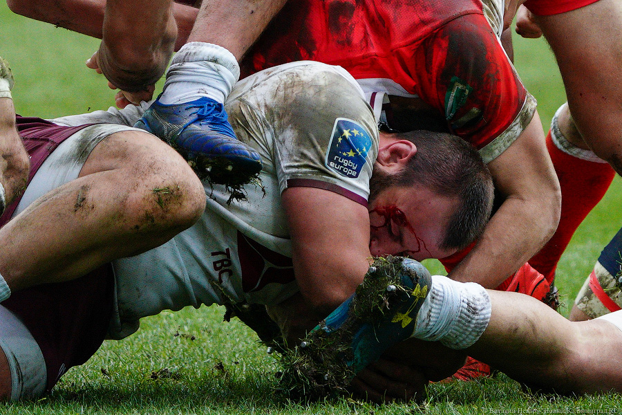 На стадионе «Калининград» снова сыграли в регби. Вот как Россия проиграла Грузии