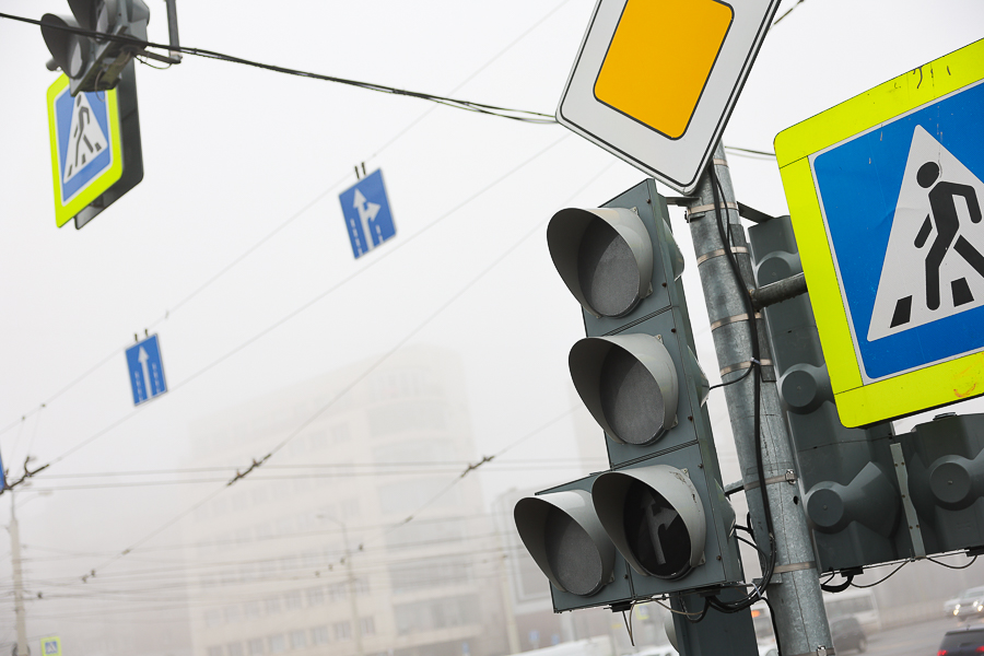 В Калининграде на две недели отключают светофоры на перекрестке Ленпроспекта и ул. Багратиона