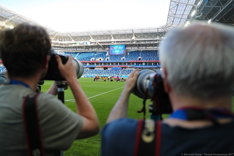 Сборная России по футболу проведет в Калининграде две тренировки