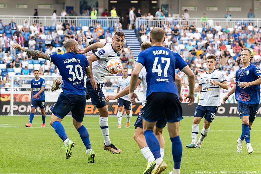 Лучшая награда: главные моменты победного матча «Балтики» (фото)