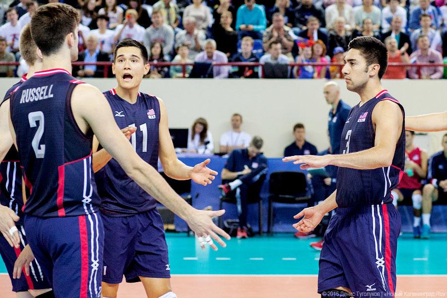 В девятый раз подряд: мужская сборная России по волейболу уступила США (фото)