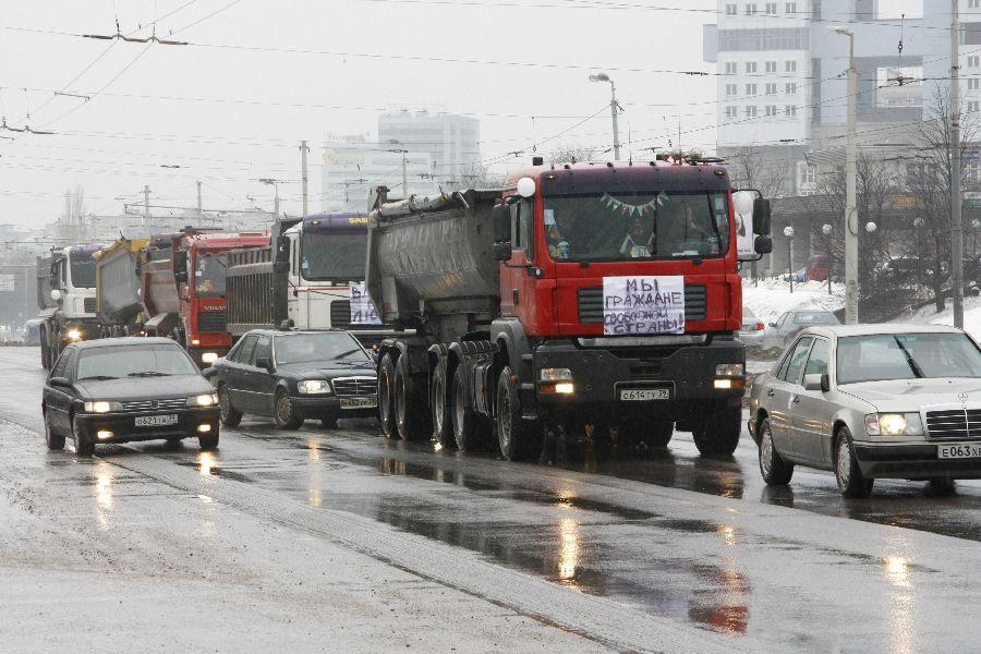 «Протест бетономешалок»: фоторепортаж «Нового Калининграда.Ru»
