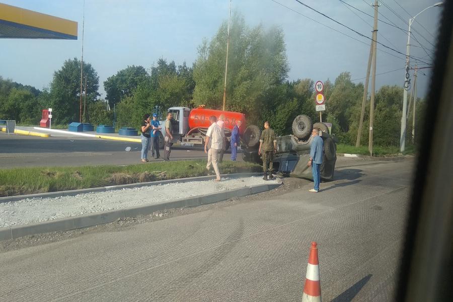 Балтфлот: перевернувшийся «УАЗ» не принадлежит военным