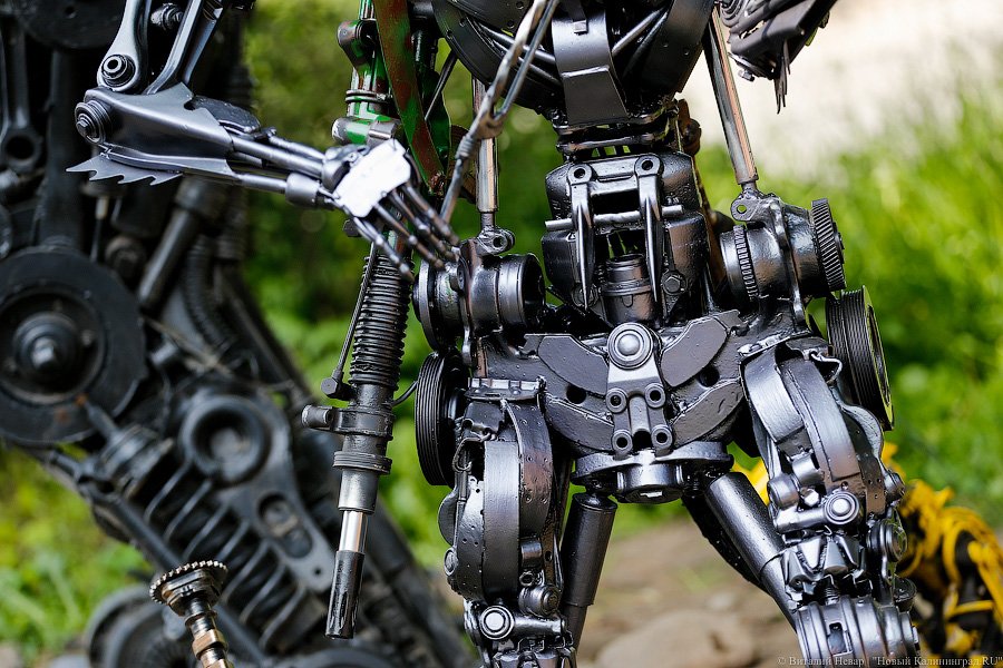 Смотришь на деталь и видишь хвост: житель Гвардейска создаёт трансформеров