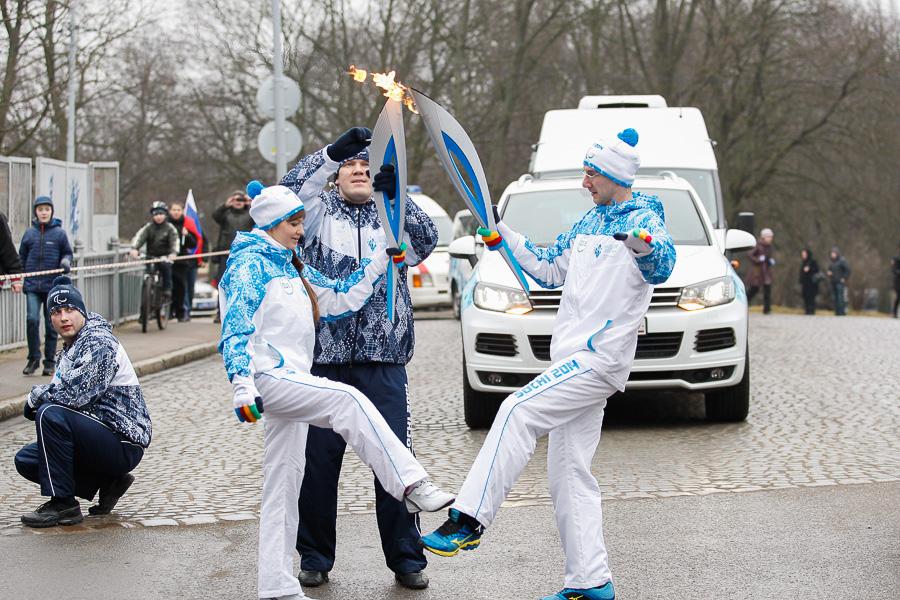 Гори-гори ясно: в Калининграде прошла эстафета паралимпийского огня