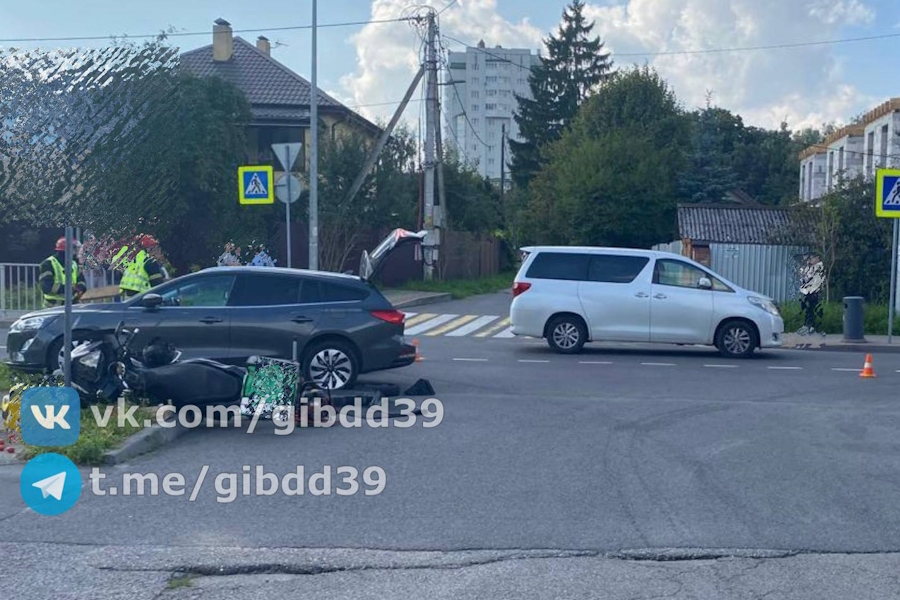 В ДТП на ул. Дачной в Калининграде погиб мотоциклист