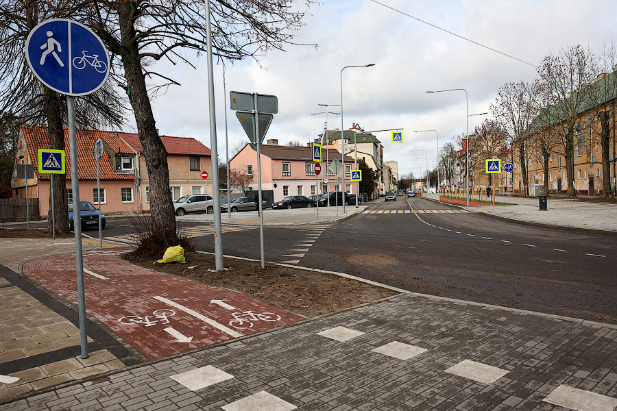 Сложная международная ситуация: как в Калининграде отремонтировали ул. Павлика Морозова (фото)