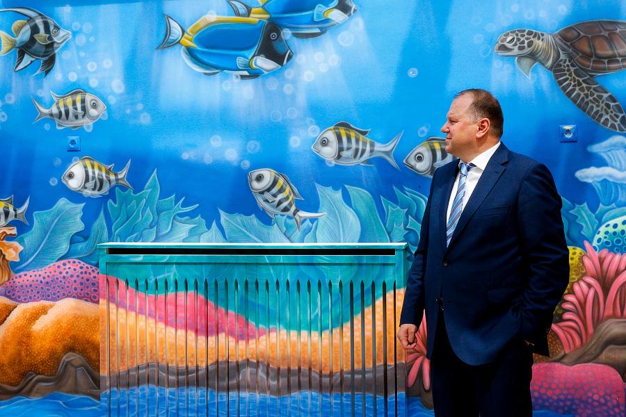 17 июля 2014: губернатор Цуканов на открытии нового детсада на ул.Алданской