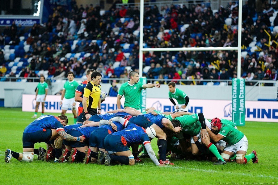 Россия — Португалия: как наши парни победили в матче Rugby Europe в Калининграде