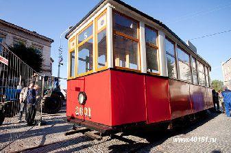 Исторический трамвай в центре Советска появился до аукциона по его покупке