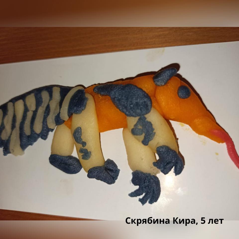 Калининградский зоопарк предложил детям слепить муравьеда. Вот что у них получилось (фото)