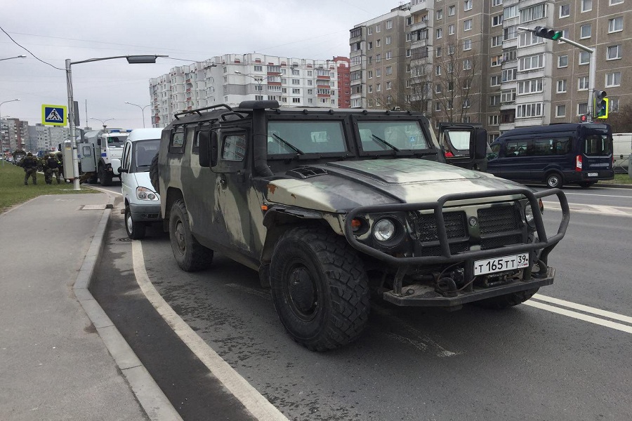 Военные в городе: учения по всему Калининграду (фото)