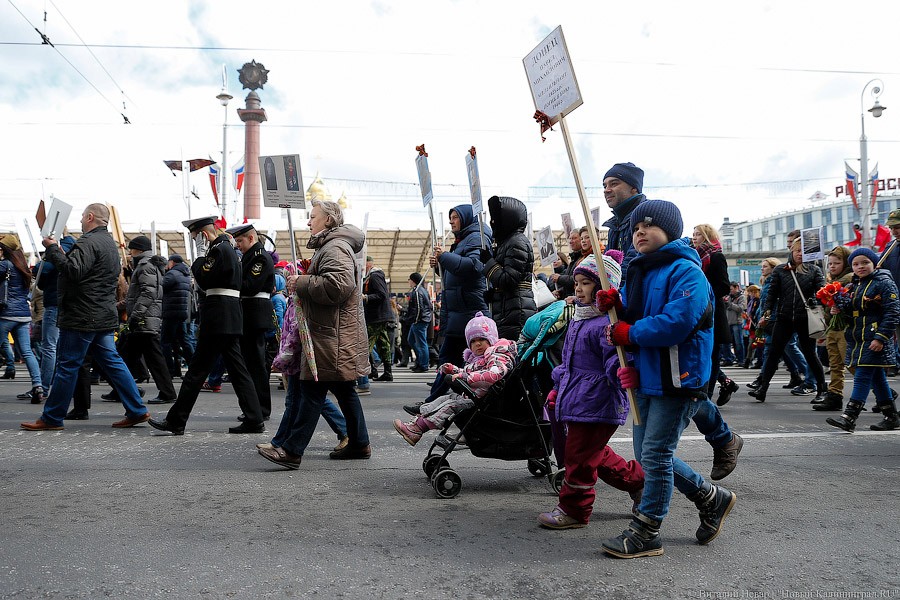 Вечная память: шествие «Бессмертного полка» в Калининграде