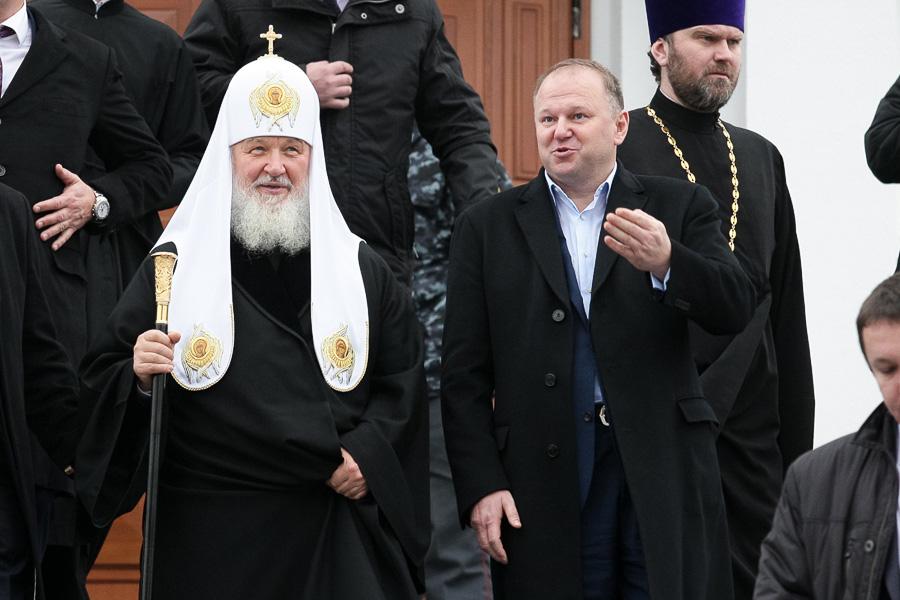 Александр вместо Татьяны: Патриарх Кирилл совершил малое освящение храма на ул. Невского