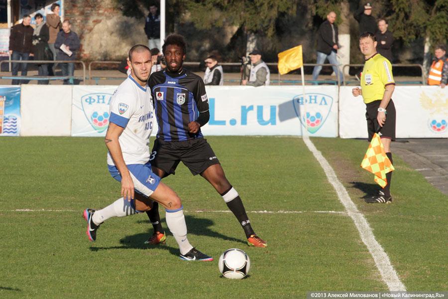 «Дырка от шины»: «Балтика» сыграла вничью с «Шинником»