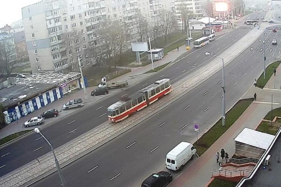 Движение трамваев по ул. 9 Апреля и Черняховского возобновлено (фото)
