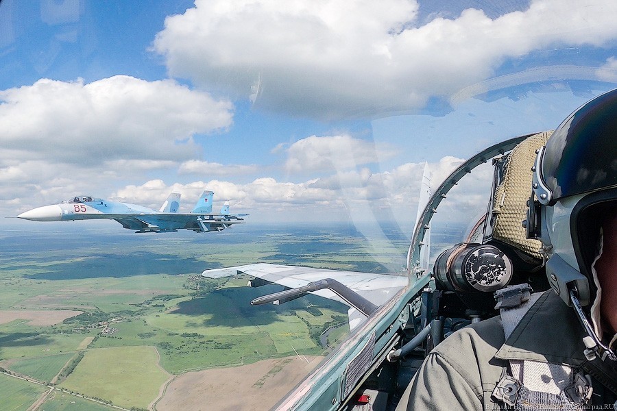 Репетиция парада из кабины истребителя. Фоторепортаж НК