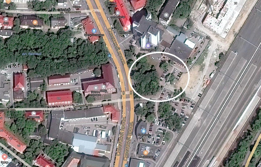 Горвласти разрешили вырубку 60 деревьев на Советском у Северного вокзала