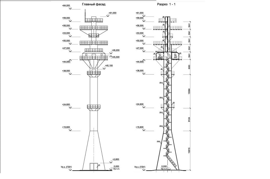 На побережье в Заостровье среди леса готовятся строить 61-метровую башню-маяк (фото)
