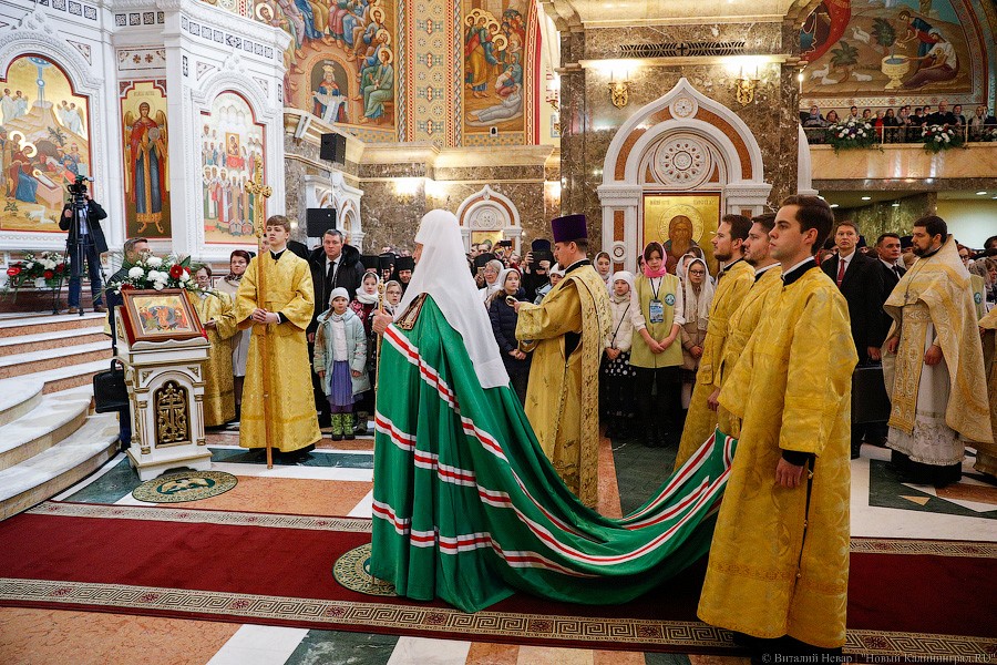 Закон духовной традиции: патриарх Кирилл провёл литургию в Калининграде (фото)