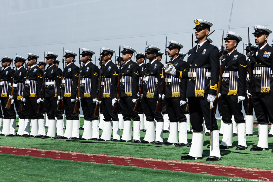 «Меч» для Индии: в Калининграде передали индийским ВМС фрегат с завода «Янтарь» (фото)