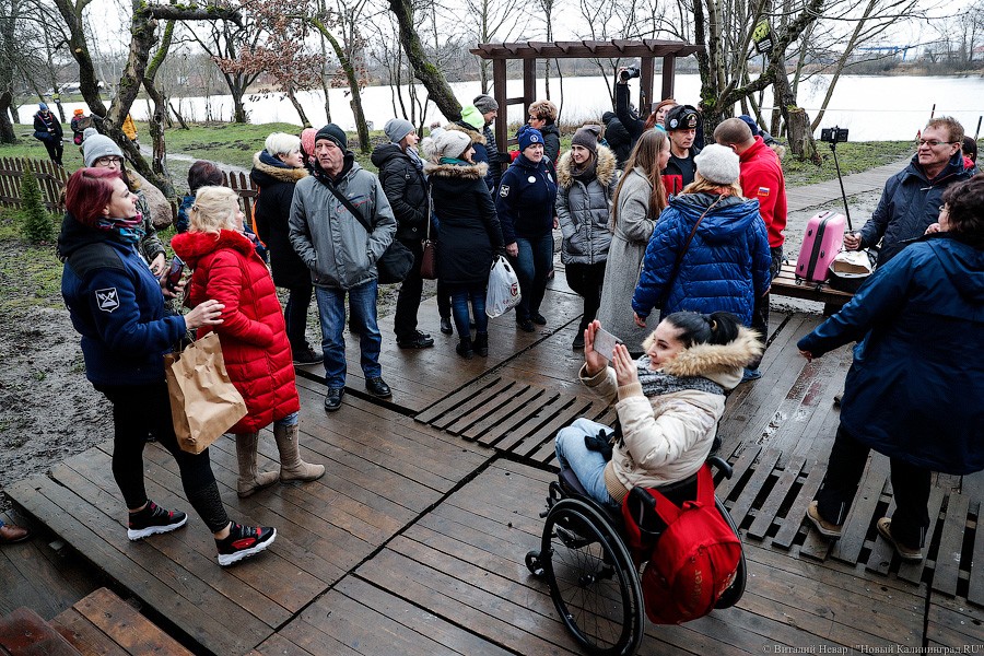 Холодный мир: на Шенфлизе прошли купания польских и калининградских моржей (фото)