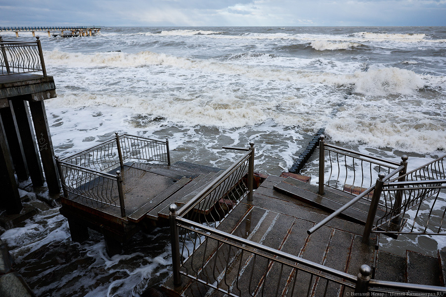 На калининградском побережье вводят режим ЧС