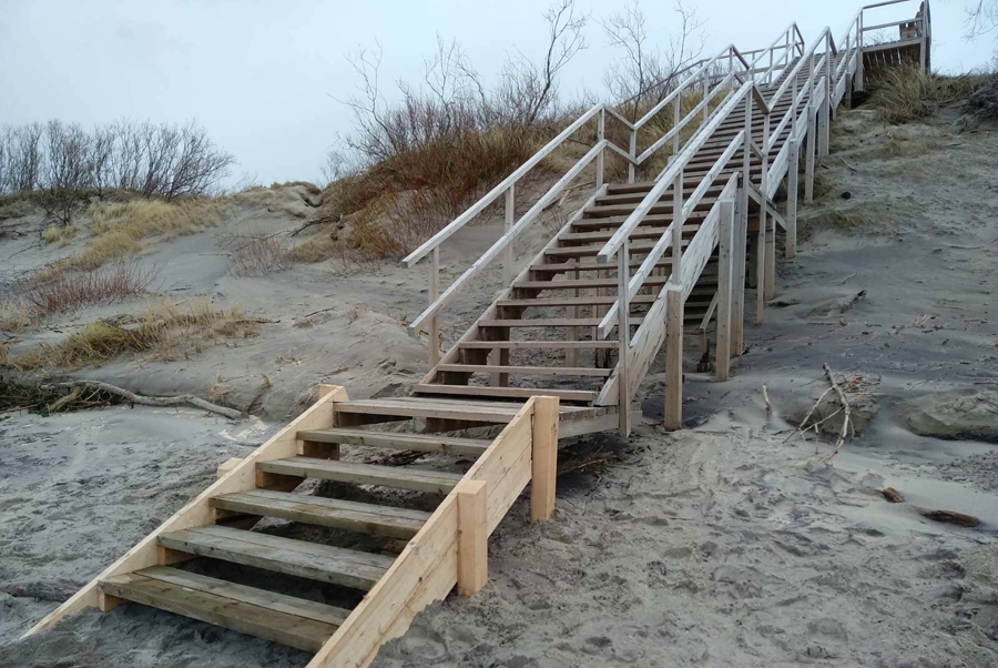На Куршской косе начали восстанавливать авандюну (фото)