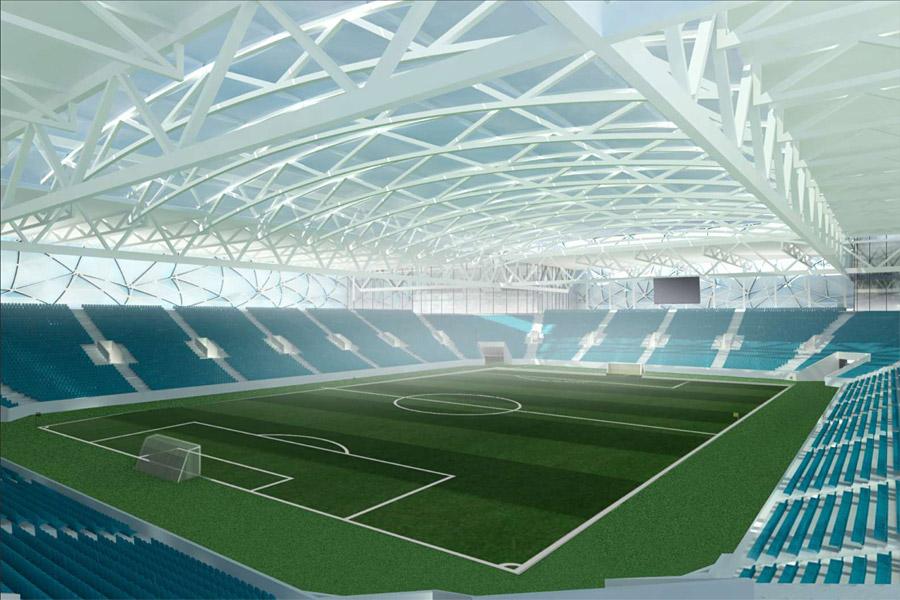 Паруса «Крузенштерна» и прозрачный бассейн: презентация стадиона к ЧМ-2018 (+эскиз, фото)