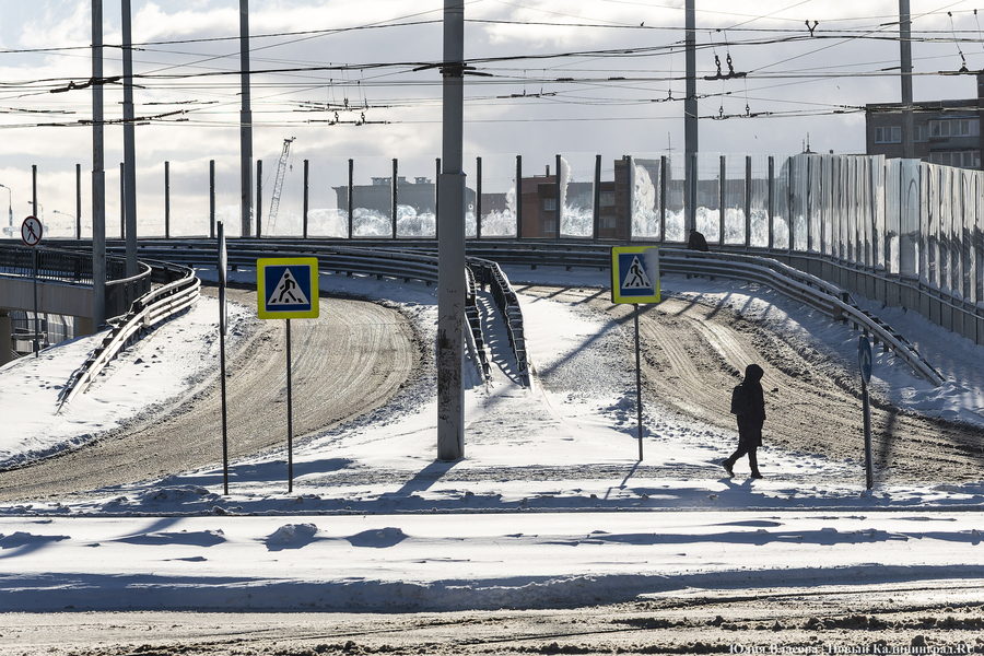 Внезапный снег: Калининград опять оказался не готов к осадкам (фото)