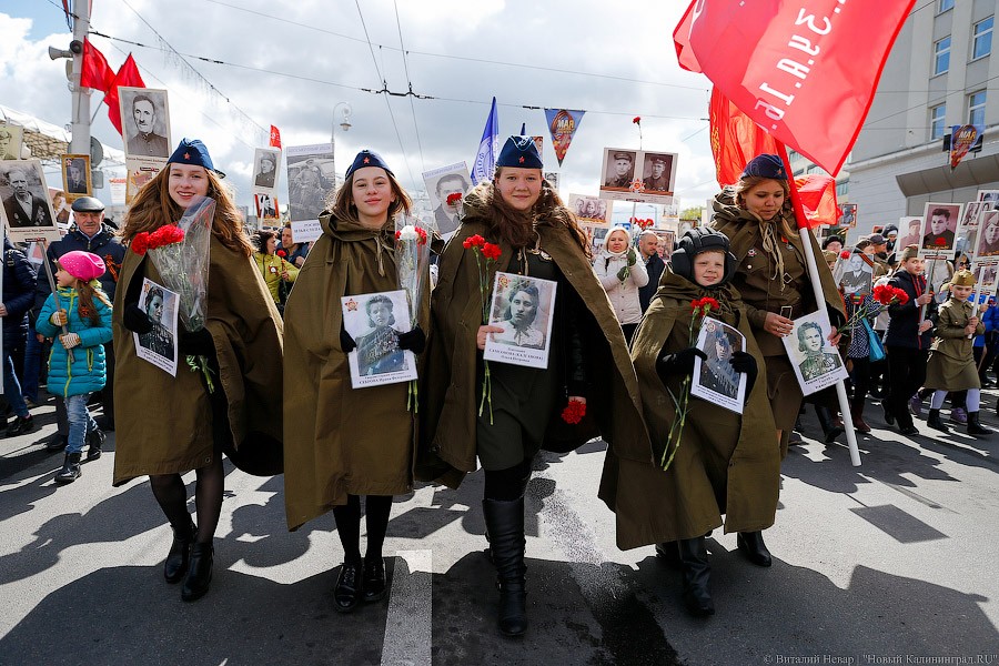 Вечная память: шествие «Бессмертного полка» в Калининграде
