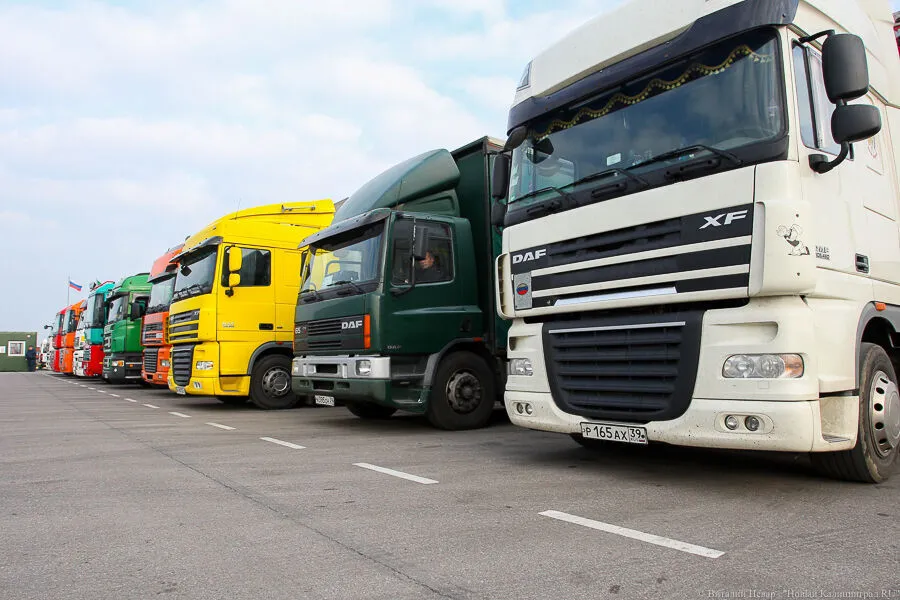 Облвласти: грузопоток в Калининградскую область через Литву продолжается