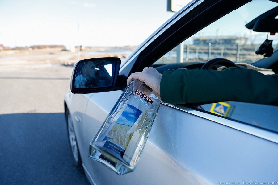В Гвардейске задержан водитель, в крови которого алкоголя оказалось в 7 раз больше нормы
