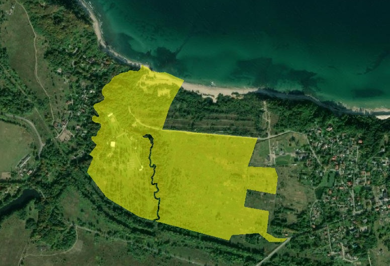 Участок, выделенный под строительство центра. Изображение: roscadastr.com