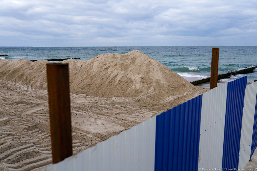 От «Нептуна» до кемпинга: в Зеленоградске укрепляют 1,5 км морского побережья (фото)