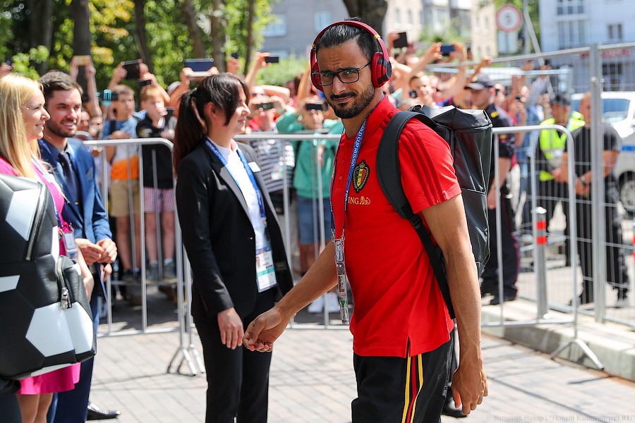 Компани, де Брёйне, Феллайни и тот самый Анри: сборная Бельгии в городе (фото)