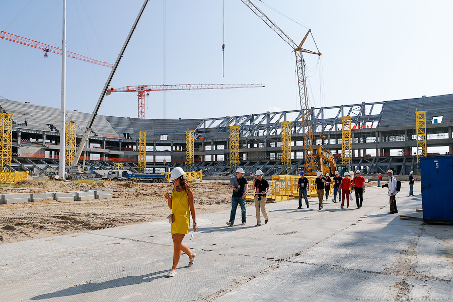 Жаркий визит: ход строительства объектов ЧМ-2018 проинспектировала FIFА