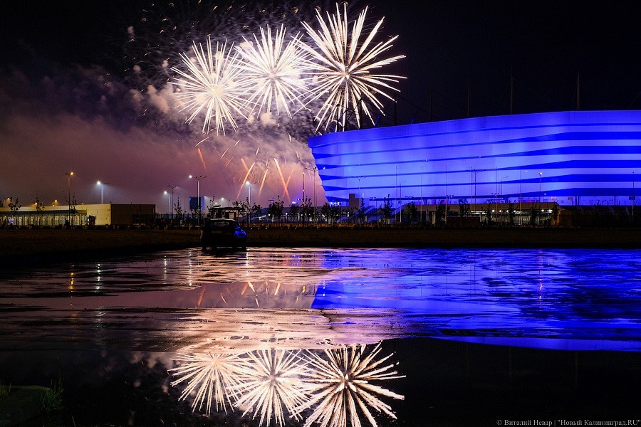 В Калининграде стартовал чемпионат фейерверков. Показываем, как это было (фото)