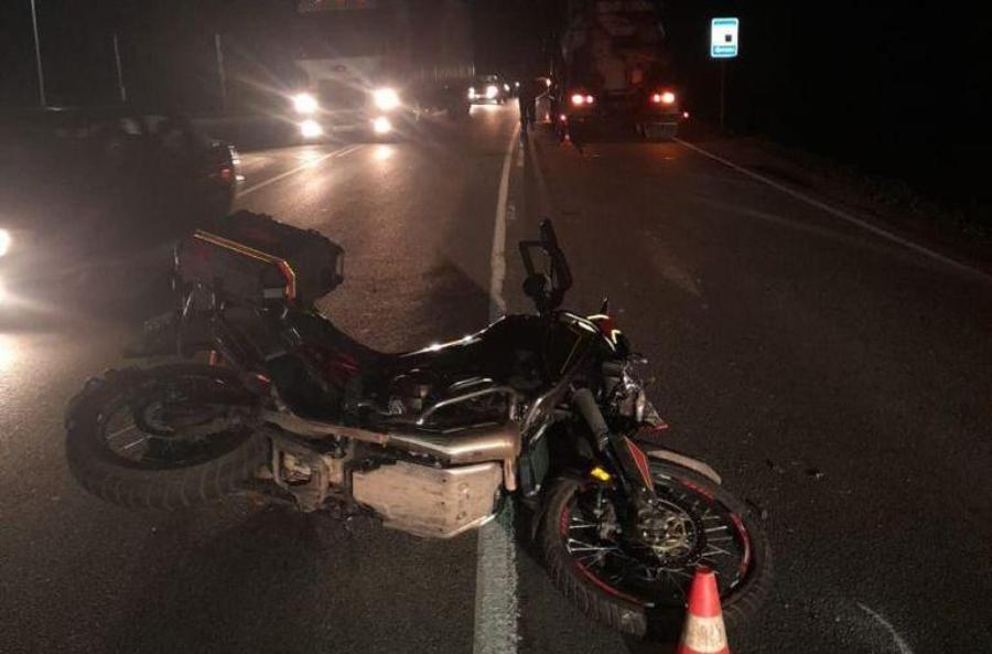В Черняховске мотоциклист опрокинулся на встречную полосу и попал под «Камаз»