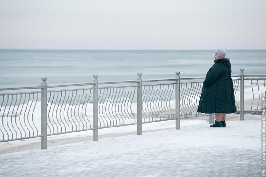 Недоморозило: холодам не удалось сковать льдом берег Балтийского моря