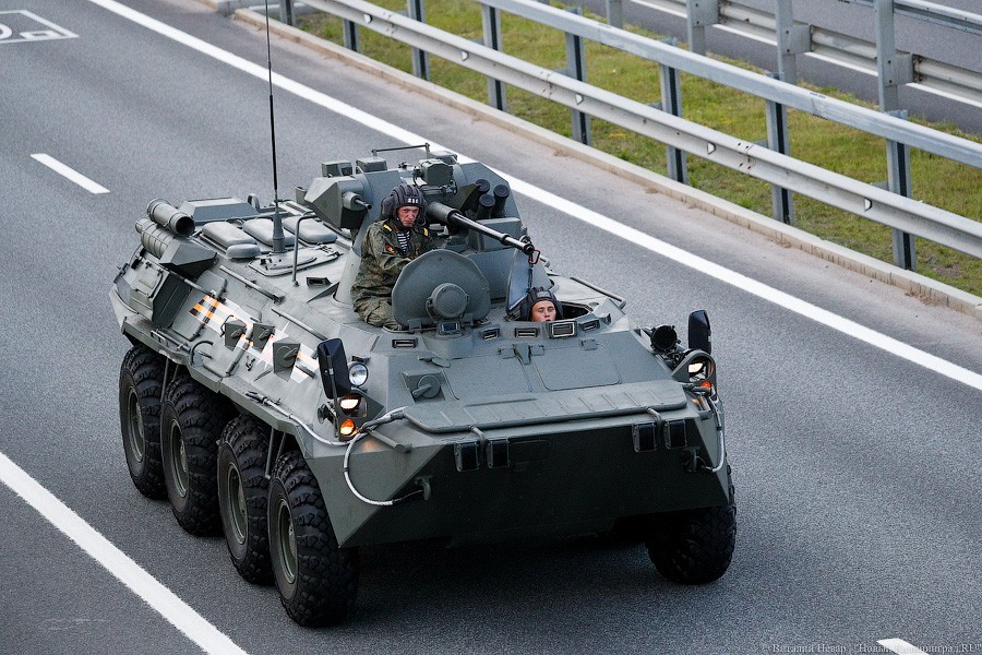 Люпины и «Гиацинты»: передислокация военной техники для парада в Калининграде (фото)