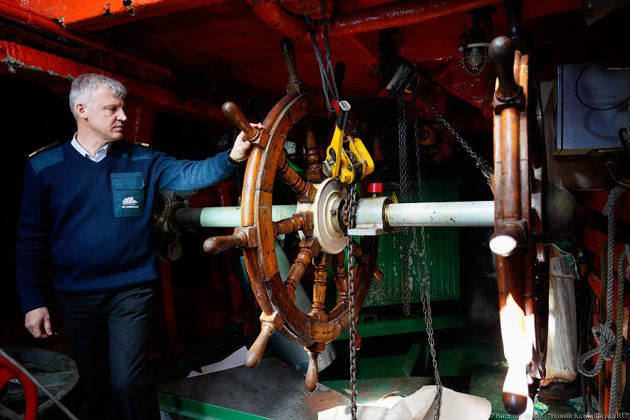 После кругосветки и перед новым рейсом: барк «Седов» проходит ремонт в Светлом (фото)