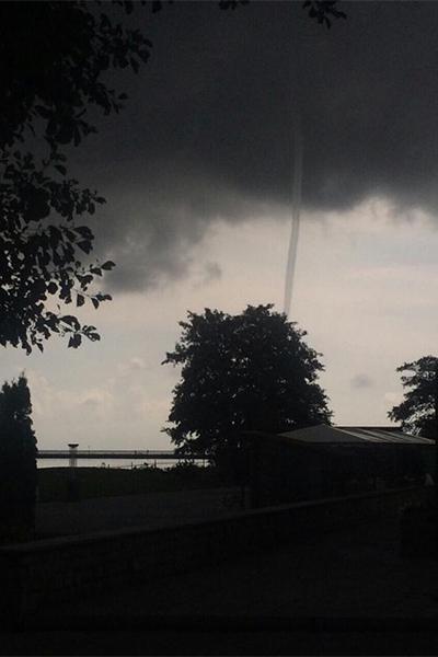 Над Куршской косой пронесся смерч (фото)