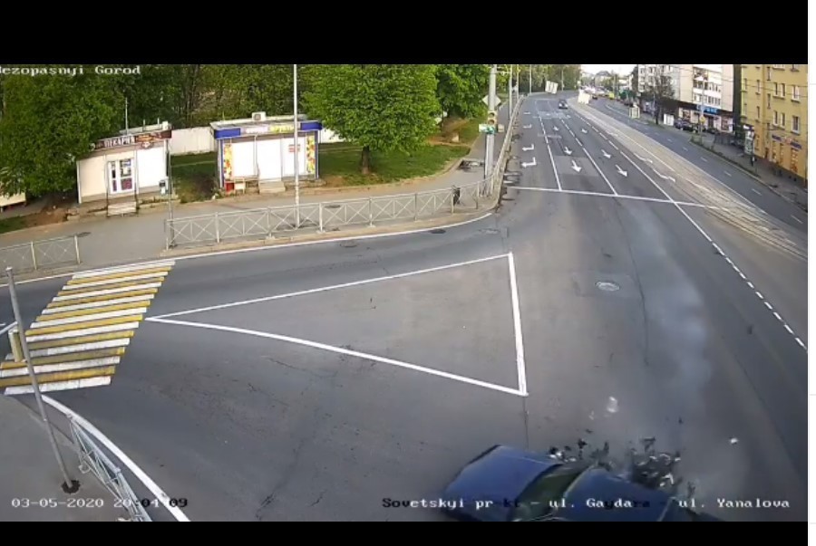 Полиция уточнила детали смертельного ДТП с мотоциклом на Советском и показала видео